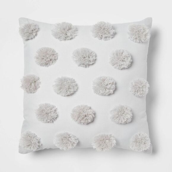 Threshold - 5pc King Quinlan Clipped Stripe Dot Comforter Bedd Gray - Picture 5 of 5